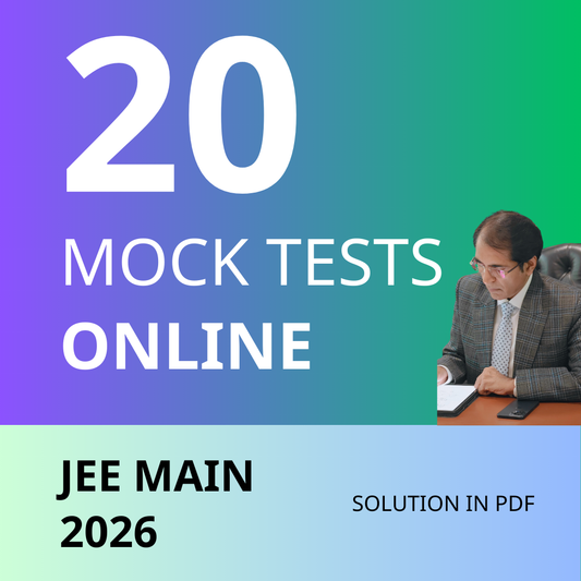 JEE Main: 20 Mock Tests (ONLINE) : Target JEE Main 2026