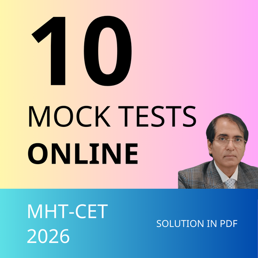 MHT-CET: 10 Mock Tests (ONLINE) : Target MHT-CET 2026