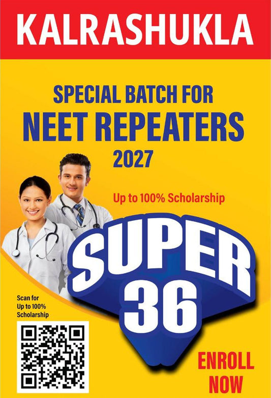 NEET Repeaters 2027 – Up to 100% Scholarship